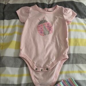 Garanimals Pink Ladybug Bodysuit